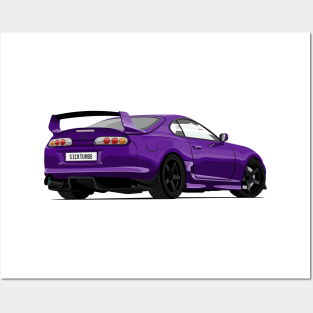 Purple Turbo Posters and Art